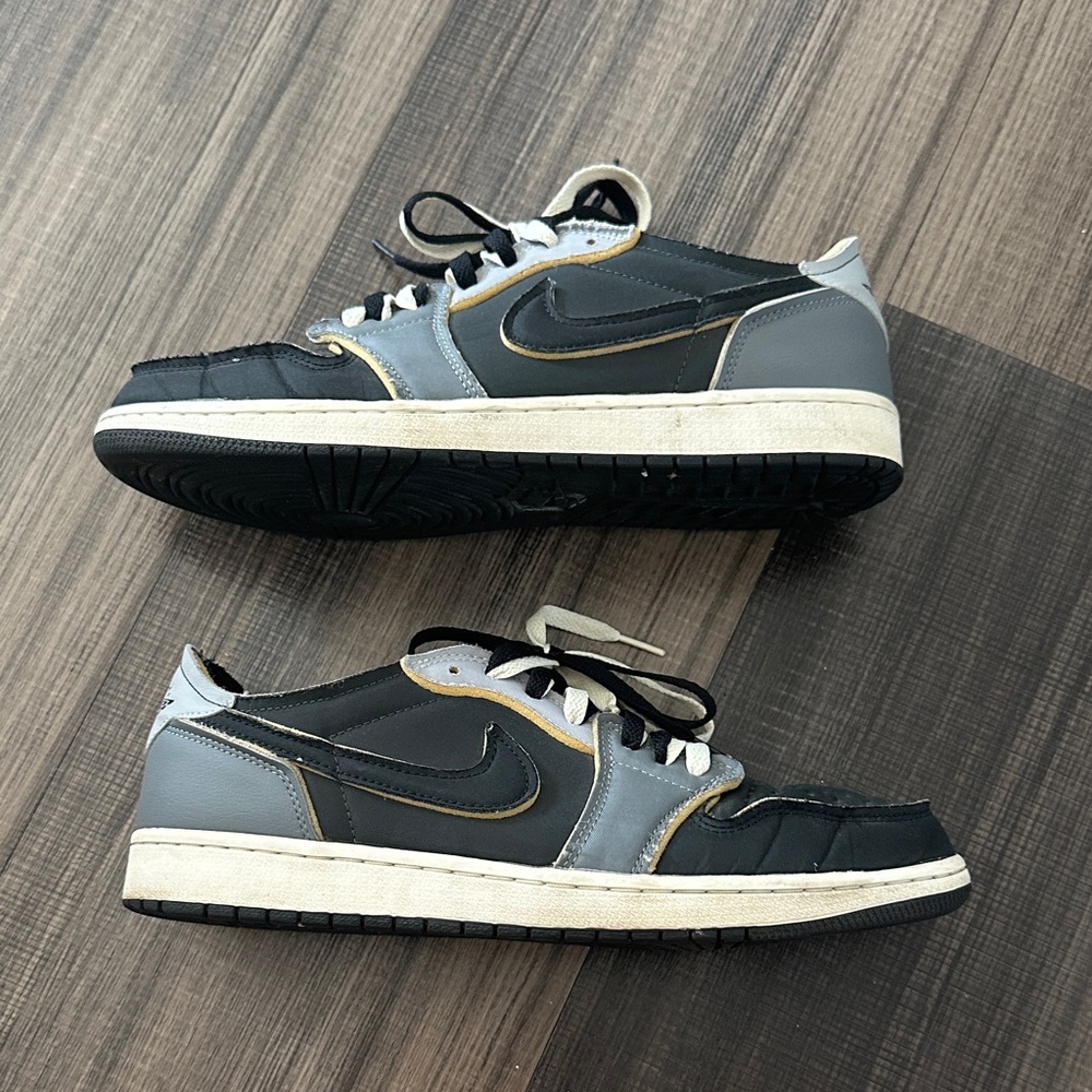 Nike Air Men’s Jordan 1 Retro Low OG EX Dark Smoke Grey Shoes - Size 12